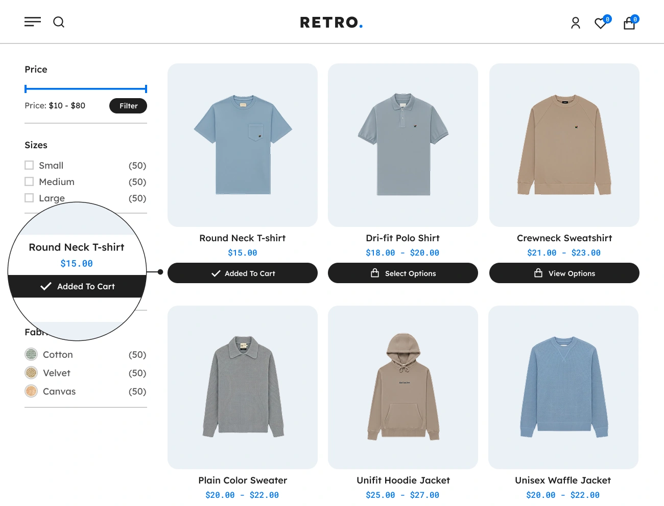 Handy Add To Cart For WooCommerce Display Added To Cart On Add To Cart Button After A Product Is Added To Cart