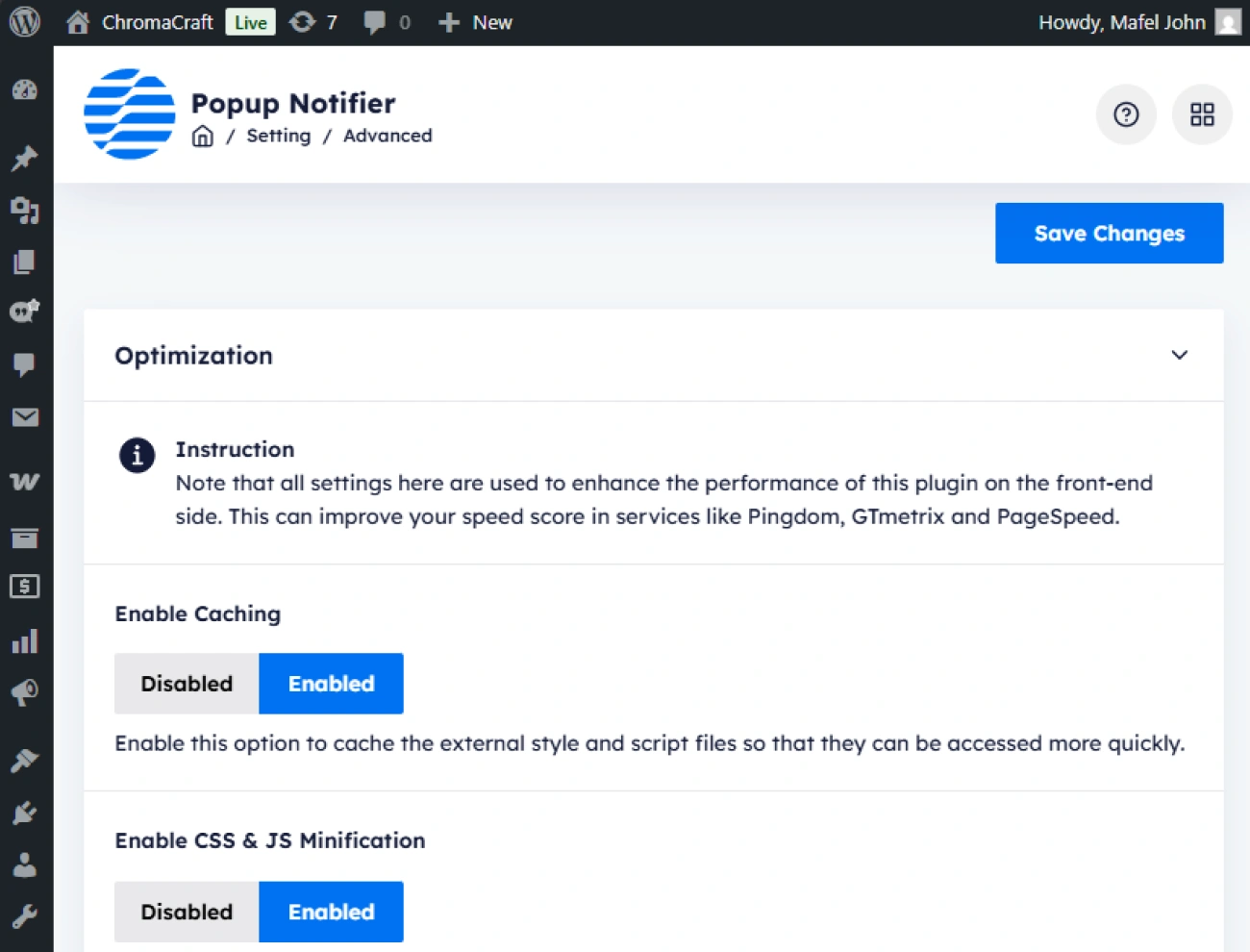Handy Added To Cart Popup Notifier For WooCommerce Built In Plugin Speed Optimization