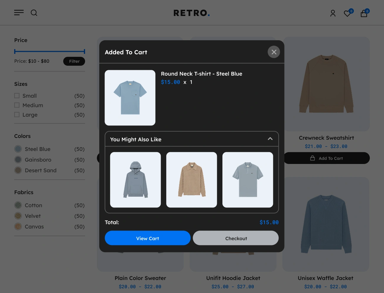 Handy Added To Cart Popup Notifier For WooCommerce Customizable Popup Modal Style