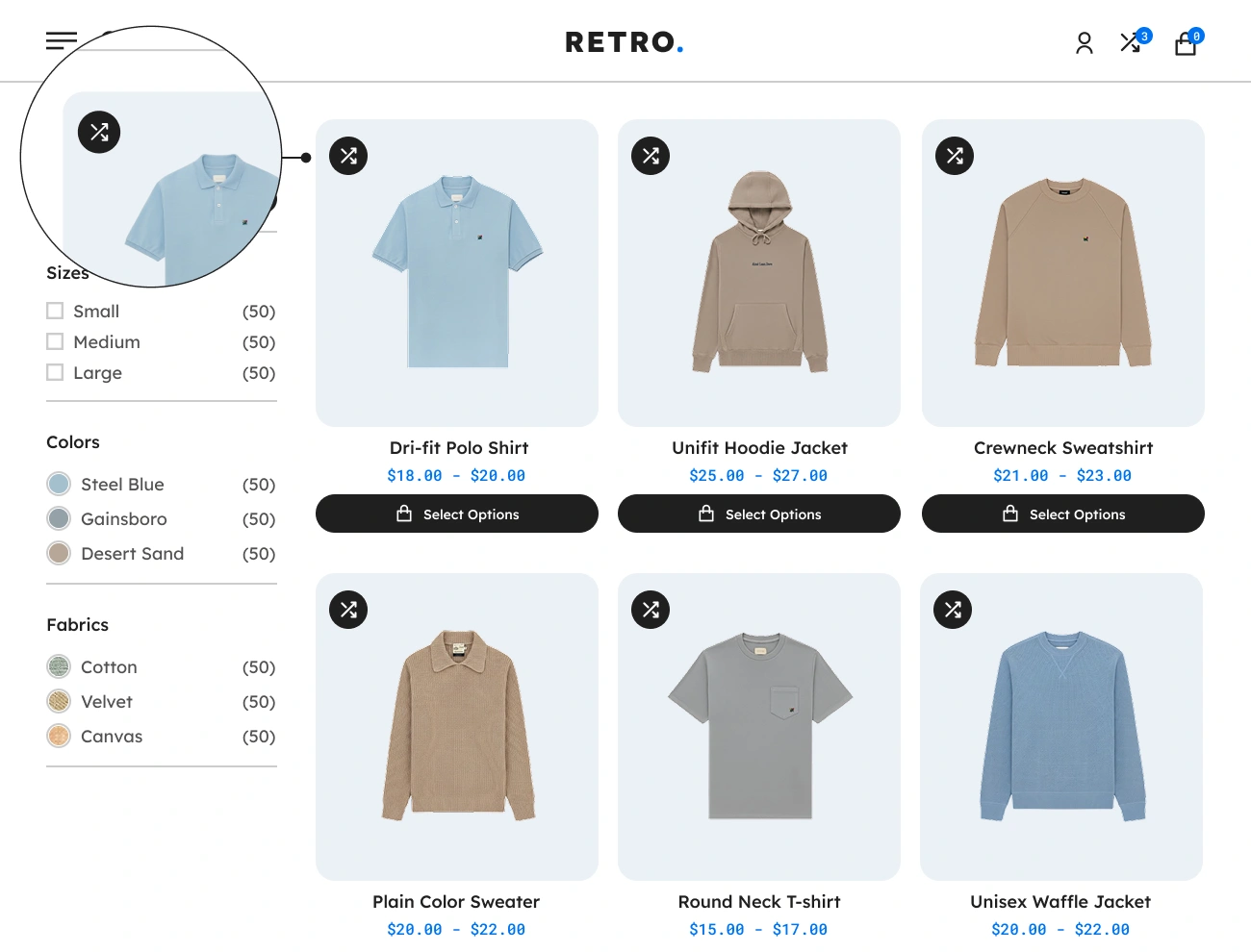 Handy Compare Products For WooCommerce Customizable Compare Button Position In Shop Page