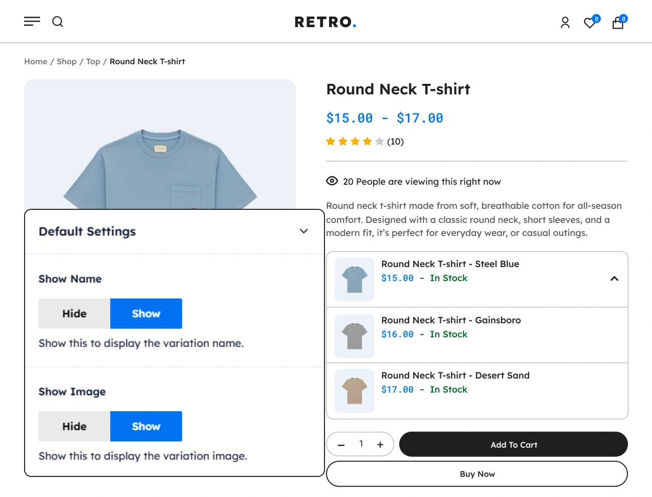 Handy Itemized Product Variation For WooCommerce Customizable Itemized Variation Product Details To Display