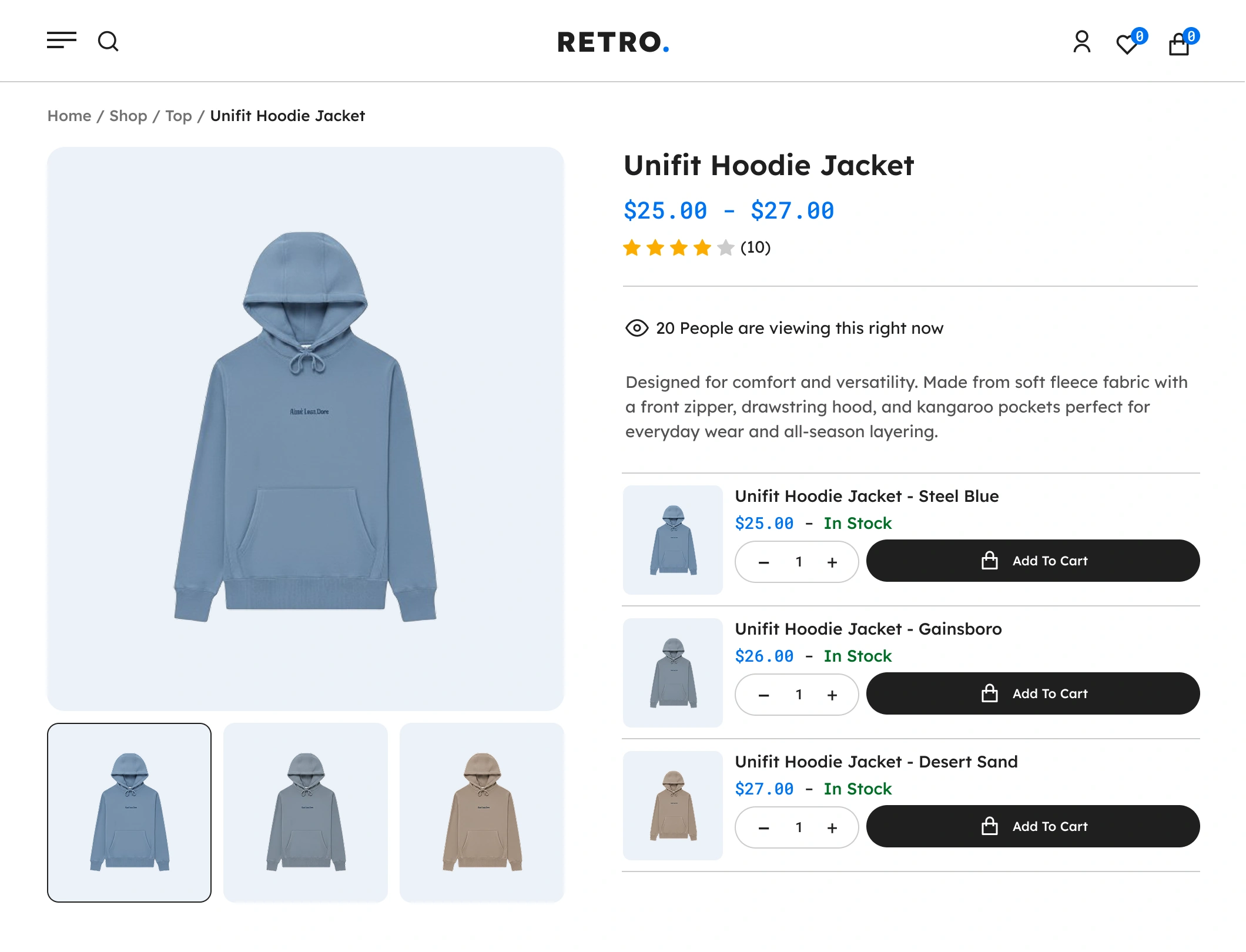 Handy Product Variation Table For WooCommerce