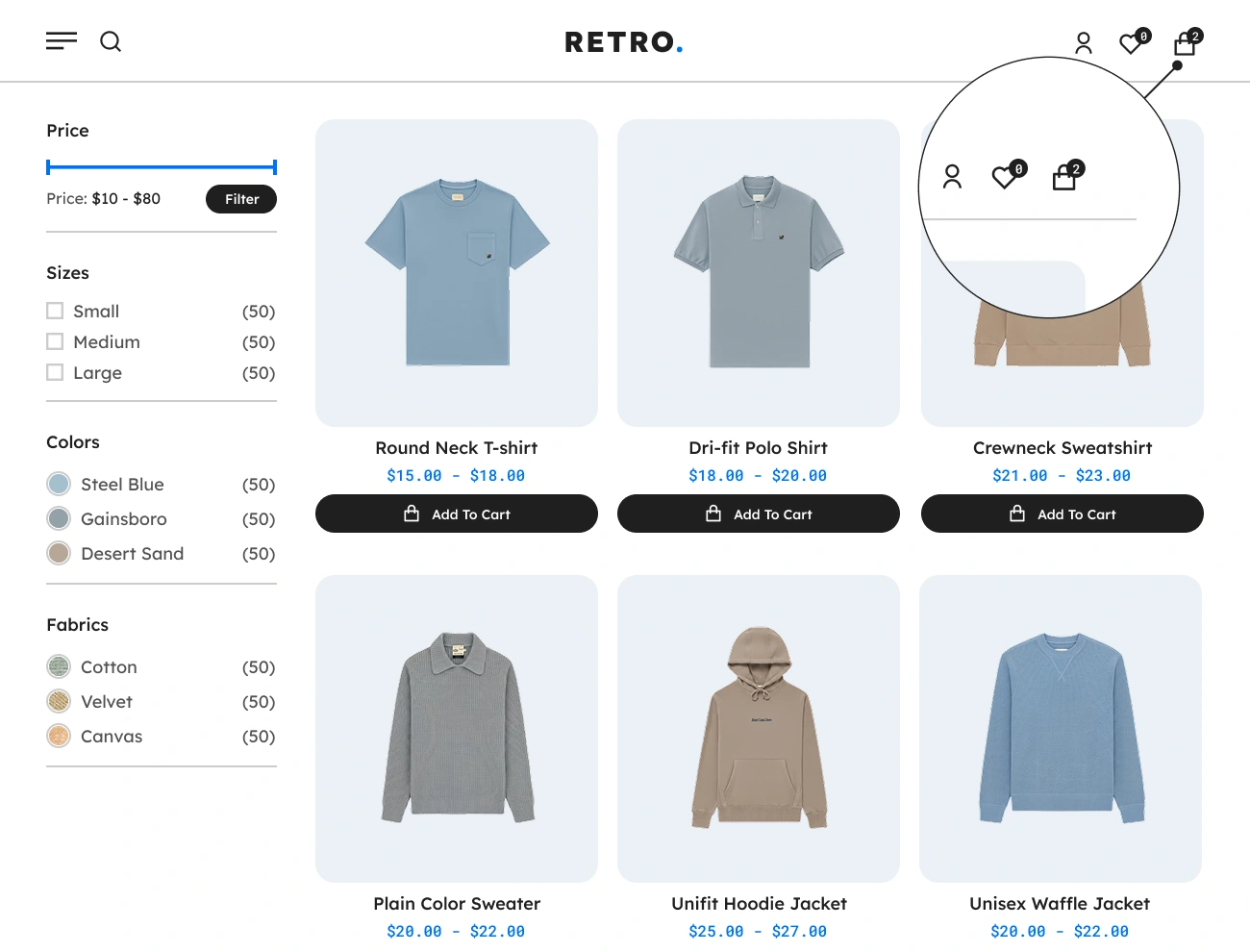Handy Sliding Cart For WooCommerce Customizable Cart Menu Style