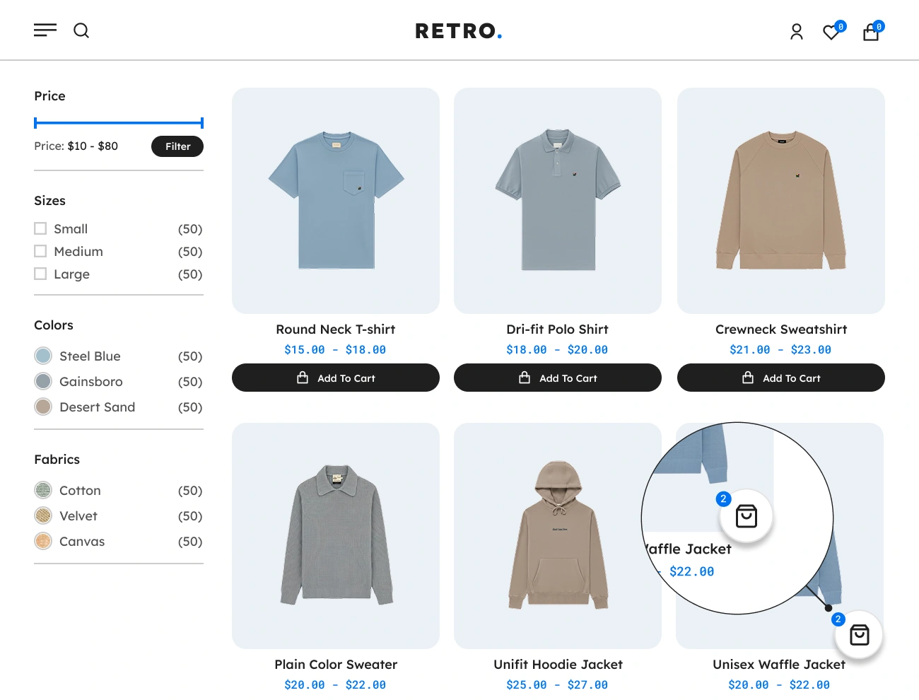 Handy Sliding Cart For WooCommerce Customizable Floating Cart Menu Icon