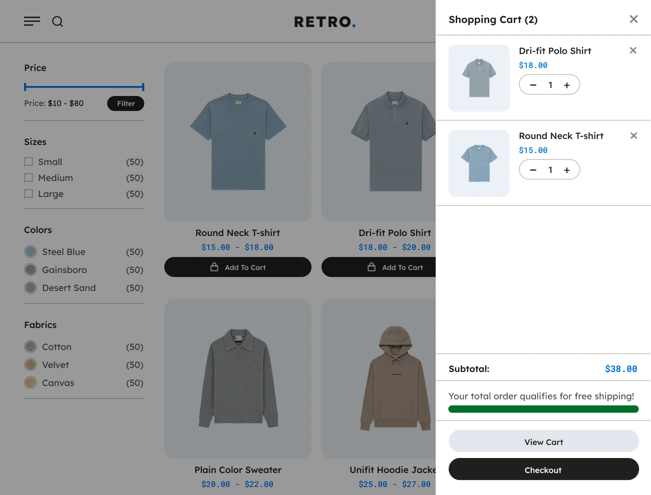 Handy Sliding Cart For WooCommerce Supports Flexible Sidebar Cart