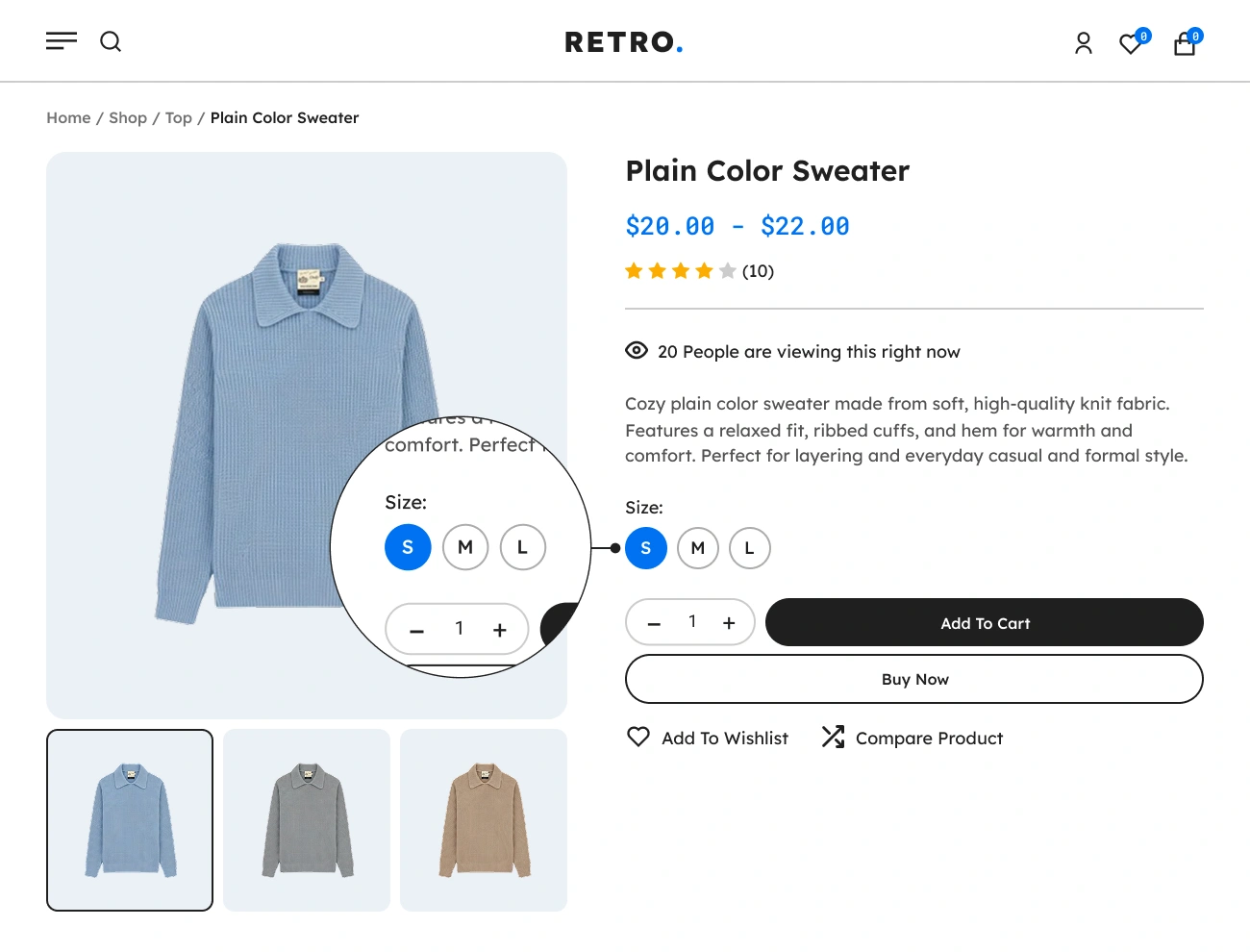 Handy Variation Swatches For WooCommerce Customizable Swatches Style