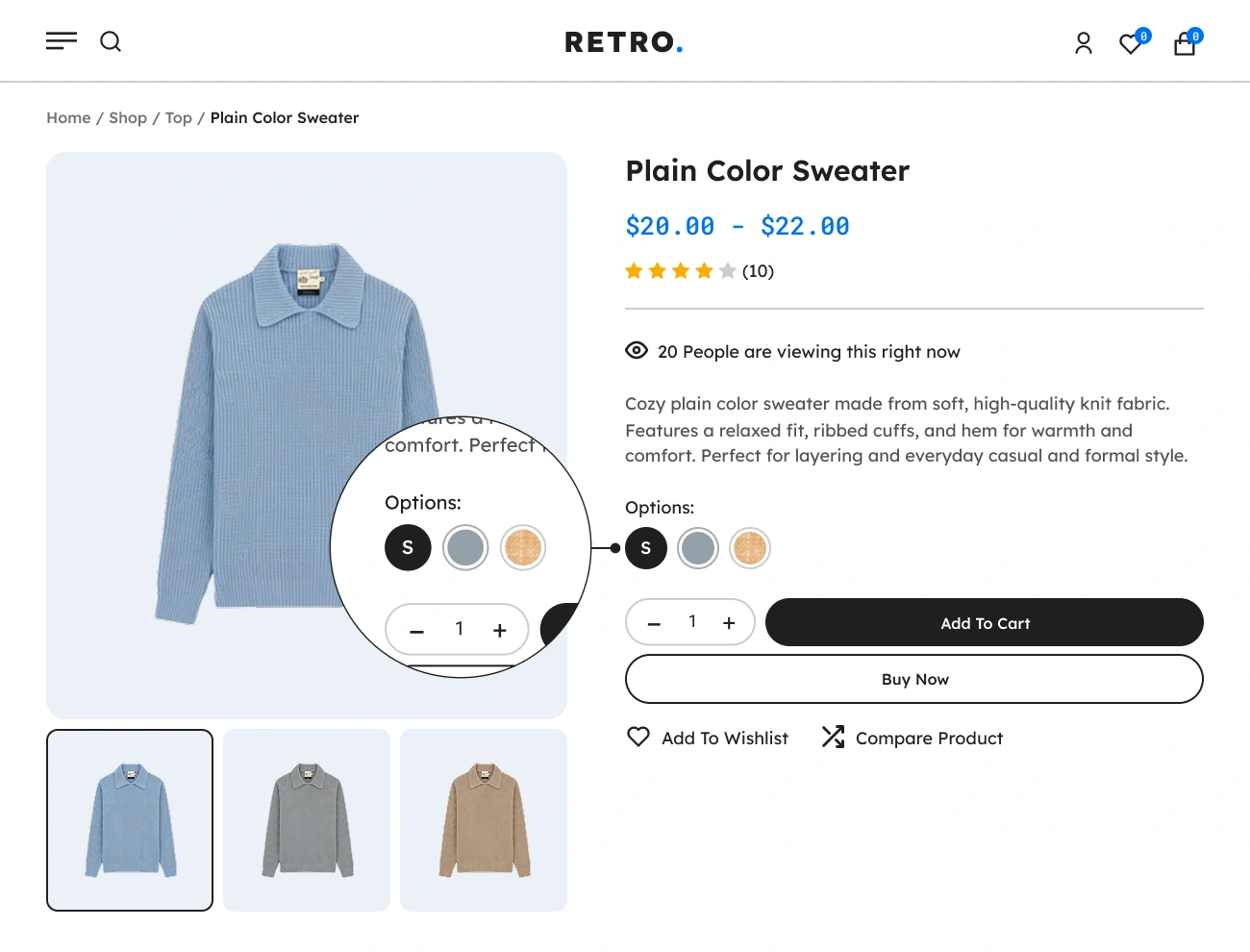 Handy Variation Swatches For WooCommerce Supports Assorted Variation Swatch Type