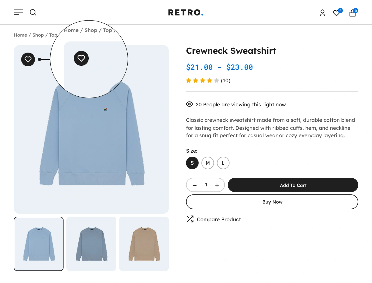 Handy Wishlist For WooCommerce Customizable Add To Wishlist Button Position In Product Single Page