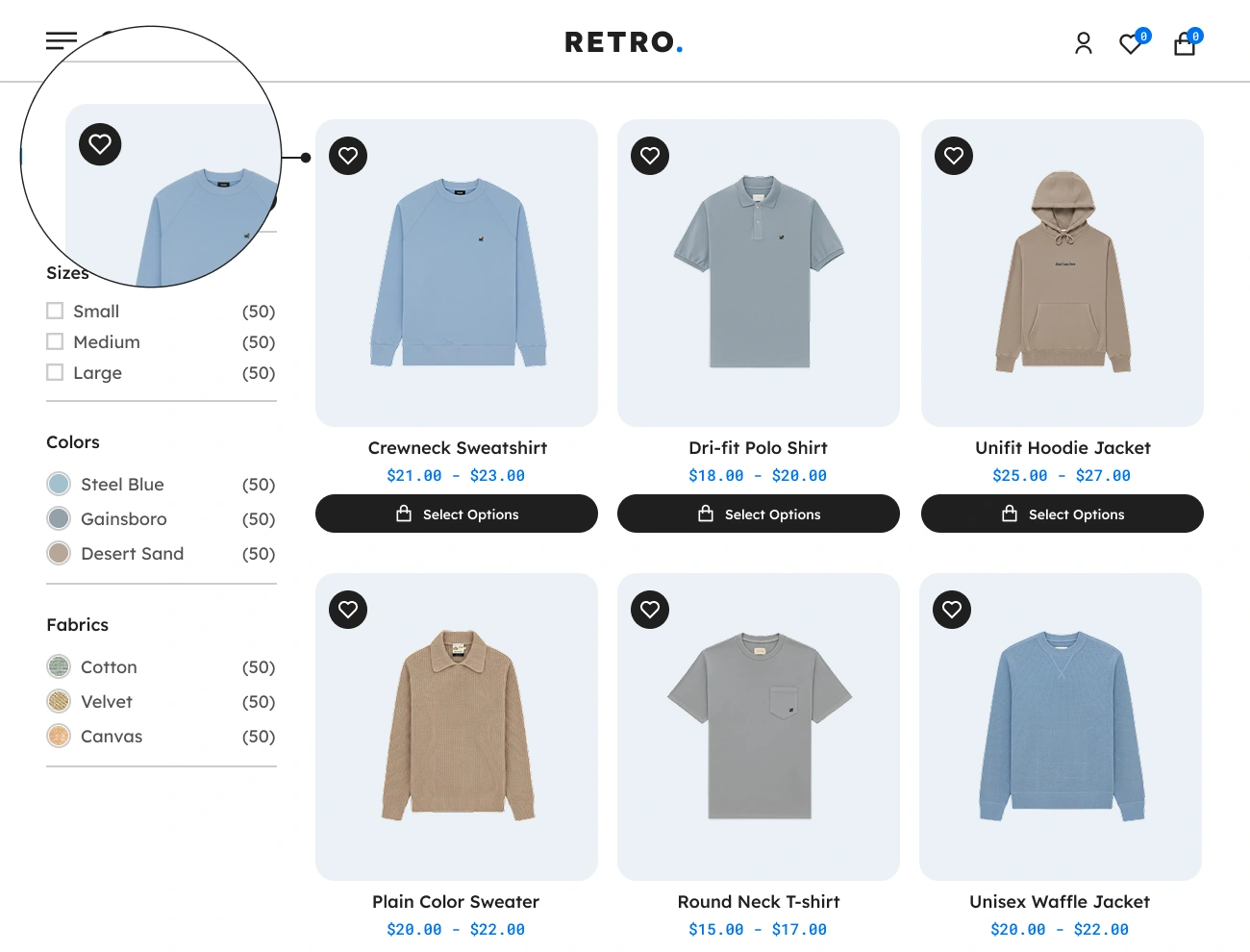 Handy Wishlist For WooCommerce Customizable Add To Wishlist Button Position In Shop Page
