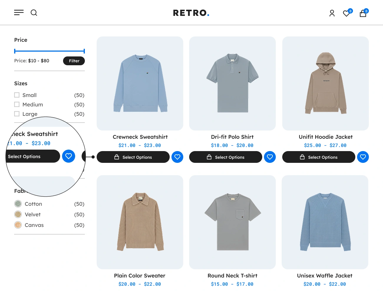 Handy Wishlist For WooCommerce Customizable Add To Wishlist Button Style