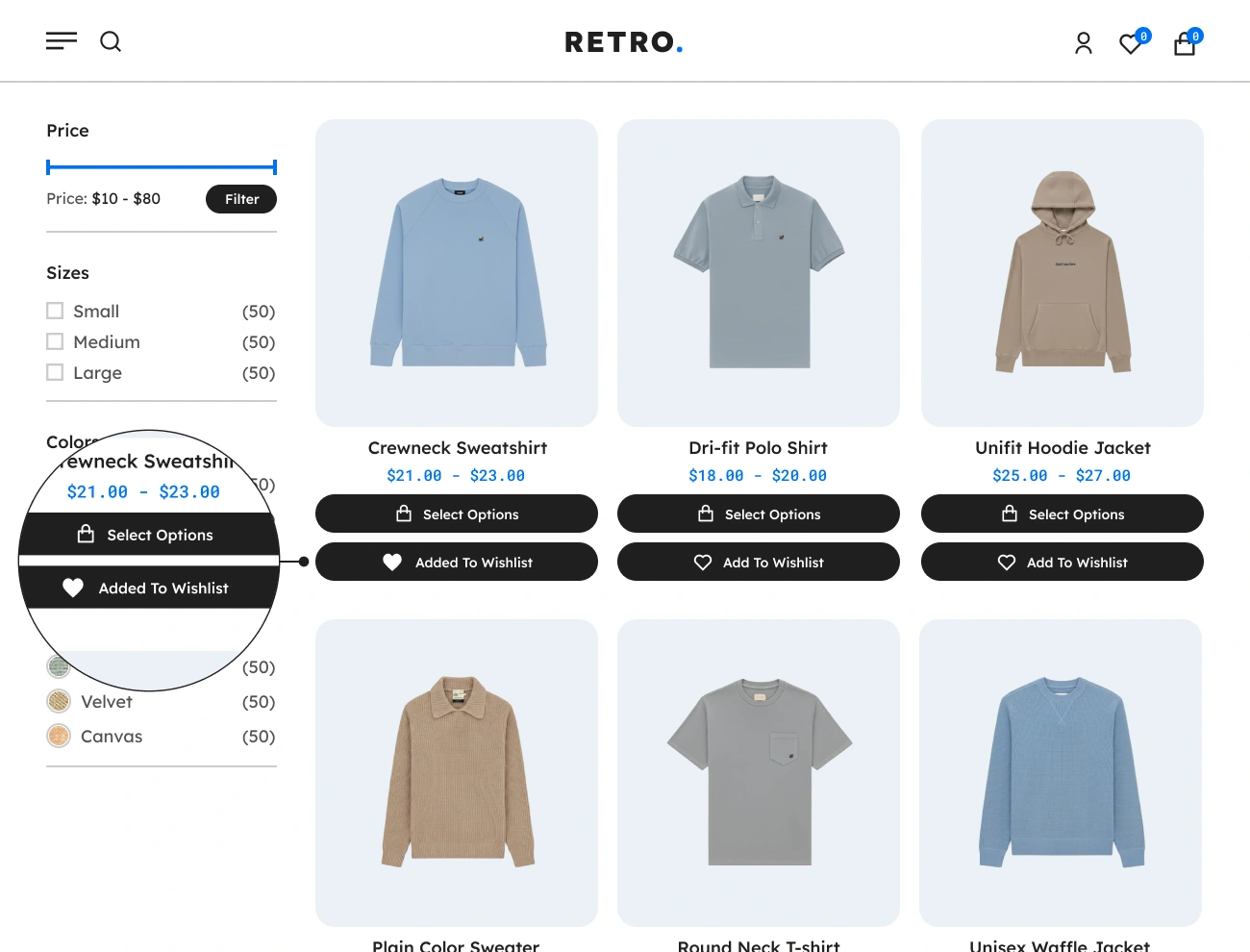 Handy Wishlist For WooCommerce Display Added To Wishlist On Add To Wishlist Button After A Product Is Added To Wishlist
