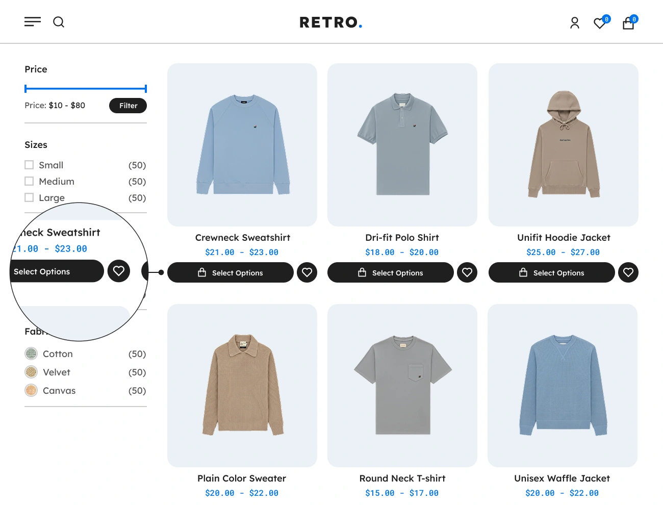 Handy Wishlist For WooCommerce Supports Add To Wishlist Button In Shop Page