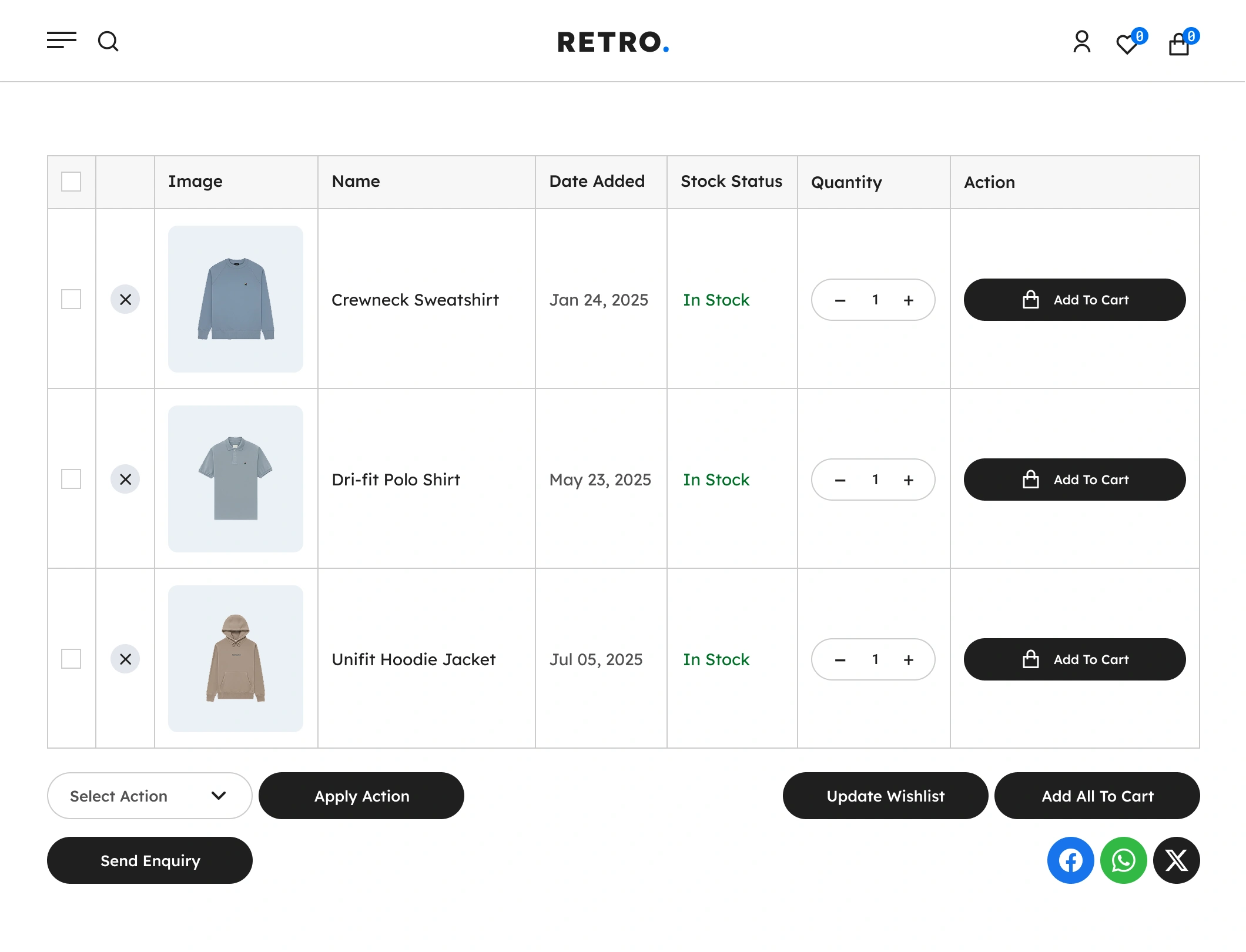 Handy Wishlist For WooCommerce